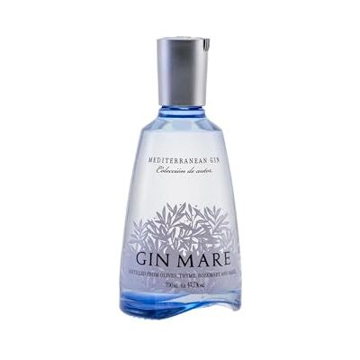 Gin Mare Mediterranean Gin, 70 cl Super-Premium Spirit with Basil, Thyme, Rosemary & Arbequina Olive Botanicals 42.7% ABV Gin Mare Mediterranean Gin, 70 cl Super-Premium Spirit with Basil, Thyme, Rosemary & Arbequina Olive Botanicals 42.7% ABV