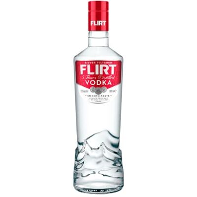 FLIRT Original Vodka 1 Litre, 5 Times Distilled, Silver Filtered, 37.5 Percent ABV FLIRT Original Vodka 1 Litre, 5 Times Distilled, Silver Filtered, 37.5 Percent ABV