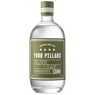 Four Pillars Olive Leaf Gin 70cl Award Winning Premium Australian Gin With Signature Botanicals and Extra Virgin Olive Oil Ideal for Martinis and Gin and Tonic Serves Four Pillars Olive Leaf Gin 70cl Award Winning Premium Australian Gin With Signature Botanicals and Extra Virgin Olive Oil Ideal for Martinis and Gin and Tonic Serves