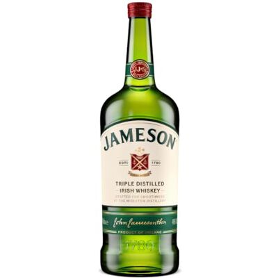 Jameson Original Triple Distilled Blended Irish Whiskey, 40% ABV, 4.5L Triple Distilled for Exceptional Smoothness, Spicy Wood & Sweet Notes, Crafted in Ireland, Enjoy Neat or in Cocktails Jameson Original Triple Distilled Blended Irish Whiskey, 40% ABV, 4.5L Triple Distilled for Exceptional Smoothness, Spicy Wood & Sweet Notes, Crafted in Ireland, Enjoy Neat or in Cocktails