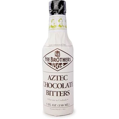 Fee Brothers Aztec Chocolate Bitters Rich Chocolate Spice, 15cl, 2.5% ABV Aromatic Cocktail Mixer & Concentrated Flavoring, Gluten Free, Vegan-Friendly Fee Brothers Aztec Chocolate Bitters Rich Chocolate Spice, 15cl, 2.5% ABV Aromatic Cocktail Mixer & Concentrated Flavoring, Gluten Free, Vegan-Friendly