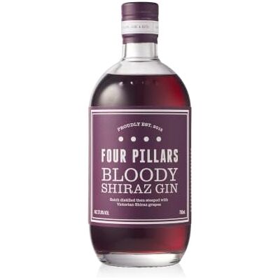 Four Pillars Bloody Shiraz, 70 cl Award Winning Premium Australian Gin With Signature Botanicals and Local Shiraz Grapes Four Pillars Bloody Shiraz, 70 cl Award Winning Premium Australian Gin With Signature Botanicals and Local Shiraz Grapes