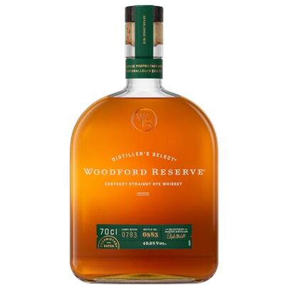 Woodford Reserve Kentucky Straight Rye Whiskey – 45.2% ABV, 70 cl Woodford Reserve Kentucky Straight Rye Whiskey – 45.2% ABV, 70 cl