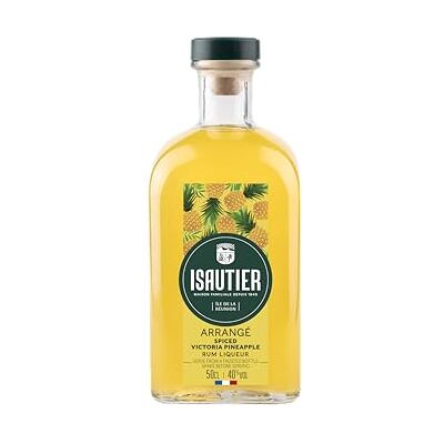 Isautier Victoria Pineapple & Spices Infused Rum Premium Arrangé Rum Ananas Victoria Traditional Spirit from Reunion Island 40% ABV (1 x 50cl) Isautier Victoria Pineapple & Spices Infused Rum Premium Arrangé Rum Ananas Victoria Traditional Spirit from Reunion Island 40% ABV (1 x 50cl)