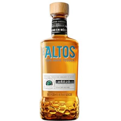 Olmeca Altos Anejo Tequila 70cl, 40% ABV, Made from 100% Blue Weber Agave, Award Winning, Crafted in Small Batches, Aged in Bourbon Casks for 12 months, Grown in Los Altos, Mexico, Packaging may vary Olmeca Altos Anejo Tequila 70cl, 40% ABV, Made from 100% Blue Weber Agave, Award Winning, Crafted in Small Batches, Aged in Bourbon Casks for 12 months, Grown in Los Altos, Mexico, Packaging may vary