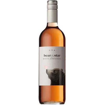 Bear & Star Zinfandel Rosé 75cl, 8% ABV – Californian Rosé Wine – Fresh Strawberry, Cherry & Watermelon Notes, Easy-Drinking & Chillable Bear & Star Zinfandel Rosé 75cl, 8% ABV – Californian Rosé Wine – Fresh Strawberry, Cherry & Watermelon Notes, Easy-Drinking & Chillable