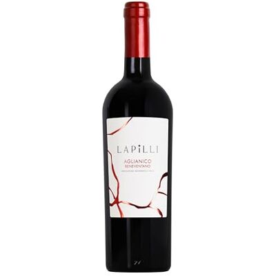Lapilli AGLIANICO BENEVENTANO IGT – Red Wine from Campania – Structured, Fruity, Smooth & Elegant – Notes of Red Fruits, Spices & Liquorice – 14% vol – 750 ml Lapilli AGLIANICO BENEVENTANO IGT – Red Wine from Campania – Structured, Fruity, Smooth & Elegant – Notes of Red Fruits, Spices & Liquorice – 14% vol – 750 ml