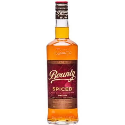 Bounty Rum Spiced: Rum with natural flavours Distilled, blended and bottled in Saint-Lucia 40% Alcohol, 700ml Perfect base for Long Drink Bounty Rum Spiced: Rum with natural flavours Distilled, blended and bottled in Saint-Lucia 40% Alcohol, 700ml Perfect base for Long Drink