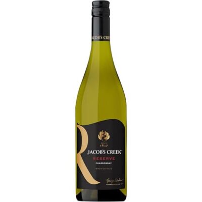Jacobs Creek Reserve Chardonnay White Wine, 75 cl (alcohol percentage may vary) Jacobs Creek Reserve Chardonnay White Wine, 75 cl (alcohol percentage may vary)