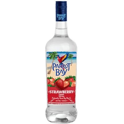 Parrot Bay Rum, Flavoured Strawberry Rum, 70cl, 21% ABV, Natural Strawberry Flavour, Sweet and Refreshing Notes, Produced in the Caribbeans, Ideal for Tropical Cocktails, Gift Idea Parrot Bay Rum, Flavoured Strawberry Rum, 70cl, 21% ABV, Natural Strawberry Flavour, Sweet and Refreshing Notes, Produced in the Caribbeans, Ideal for Tropical Cocktails, Gift Idea