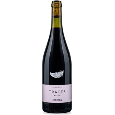 DrinkWell TRACES Merlot Red Light as a Feather Multi Award-Winning French Red Wine 750ml Bottles DrinkWell TRACES Merlot Red Light as a Feather Multi Award-Winning French Red Wine 750ml Bottles