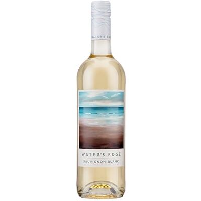 Water's Edge Sauvignon Blanc Chilean White Wine 75cl, Crisp Dry Sauvignon Blanc with Citrus, Gooseberry and Passionfruit Notes, Vegan Friendly Still Wine for Seafood and Salads 75cl Case of 6 Water's Edge Sauvignon Blanc Chilean White Wine 75cl, Crisp Dry Sauvignon Blanc with Citrus, Gooseberry and Passionfruit Notes, Vegan Friendly Still Wine for Seafood and Salads 75cl Case of 6