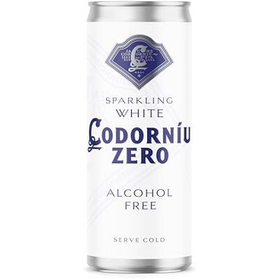 Anna De Codorniu Codorniu 0.0 Percent Alcohol-Free Sparkling White Wine 12x250ml Cans Anna De Codorniu Codorniu 0.0 Percent Alcohol-Free Sparkling White Wine 12x250ml Cans