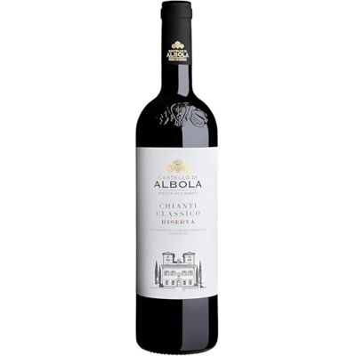 CASTELLO D'ALBOLA Castello di Albola Chianti Classico Riserva DOCG Italian Still Red Wine from Tuscany 100% Sangiovese Grapes 75cl / 750ml, 13.5% ABV CASTELLO D'ALBOLA Castello di Albola Chianti Classico Riserva DOCG Italian Still Red Wine from Tuscany 100% Sangiovese Grapes 75cl / 750ml, 13.5% ABV