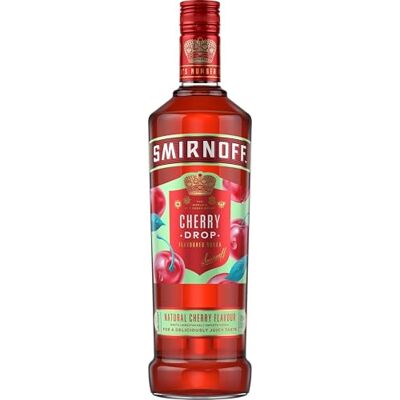 Smirnoff Cherry Drop Flavoured Vodka, 70cl Smirnoff Cherry Drop Flavoured Vodka, 70cl