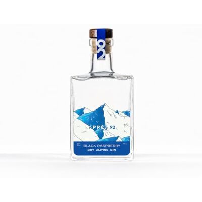 Après 92 Black Raspberry Dry Alpine Gin 70cl 40.4% ABV Raspberry, Blackberry, Blueberry & Sea Buckthorn London Dry Gin Craft Alpine Gin Distilled in Albertville, France Après 92 Black Raspberry Dry Alpine Gin 70cl 40.4% ABV Raspberry, Blackberry, Blueberry & Sea Buckthorn London Dry Gin Craft Alpine Gin Distilled in Albertville, France