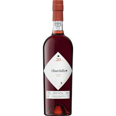 churchills 20 Year Old Tawny Port – Douro DOC – Aged Elegant Tawny Fortified Wine – (1 x 0.75L) 19.5% ABV churchills 20 Year Old Tawny Port – Douro DOC – Aged Elegant Tawny Fortified Wine – (1 x 0.75L) 19.5% ABV