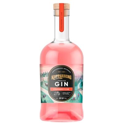 Kopparberg Gin Strawberry & Lime, 70cl Kopparberg Gin Strawberry & Lime, 70cl
