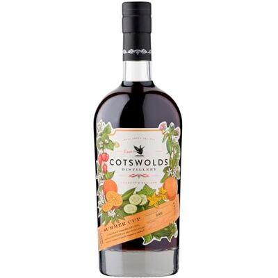 Cotswolds Summer Cup 700ml 25% vol Refreshing Flavoured Gin Award-Winning Dry Gin Mixed with Oloroso and Pedro Ximenez Sherries & Bitters, Mix with Lemonade or Ginger Ale Cotswolds Summer Cup 700ml 25% vol Refreshing Flavoured Gin Award-Winning Dry Gin Mixed with Oloroso and Pedro Ximenez Sherries & Bitters, Mix with Lemonade or Ginger Ale