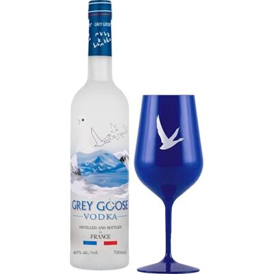 Grey Goose Premium French Vodka Gift Set with Acrylic Cup, 40% ABV, 70cl Grey Goose Premium French Vodka Gift Set with Acrylic Cup, 40% ABV, 70cl