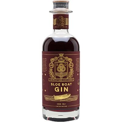 BOATYARD Sloe Boat 70cl 29.8% Organic Irish Sloe Gin Notes of Sweet Plum, Cassis, and Juniper B Corp Certified Perfect for Gifting BOATYARD Sloe Boat 70cl 29.8% Organic Irish Sloe Gin Notes of Sweet Plum, Cassis, and Juniper B Corp Certified Perfect for Gifting