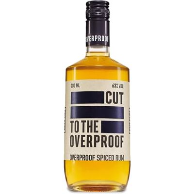 CUT RUM CUT OVERPROOF SPICED RUM Premium Aged Caribbean Rum with All Natural Spices Intense Spiced Flavour with Vanilla Notes Smooth 63% ABV Vegan & Gluten Free 70cl CUT RUM CUT OVERPROOF SPICED RUM Premium Aged Caribbean Rum with All Natural Spices Intense Spiced Flavour with Vanilla Notes Smooth 63% ABV Vegan & Gluten Free 70cl