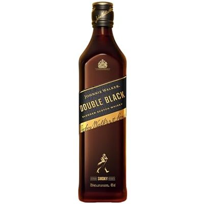 JOHNNIE WALKER Double Black 40% vol 70cl Blended Scotch Whisky Deep & Smouldering Flavour Matured in Charred Casks Sip Neat or in Mixed Drinks JOHNNIE WALKER Double Black 40% vol 70cl Blended Scotch Whisky Deep & Smouldering Flavour Matured in Charred Casks Sip Neat or in Mixed Drinks