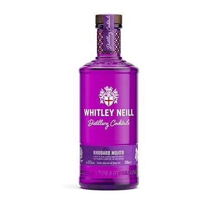 Whitley Neill Distillery Cocktail Rhubarb Mojito Whitley Neill Distillery Cocktail Rhubarb Mojito