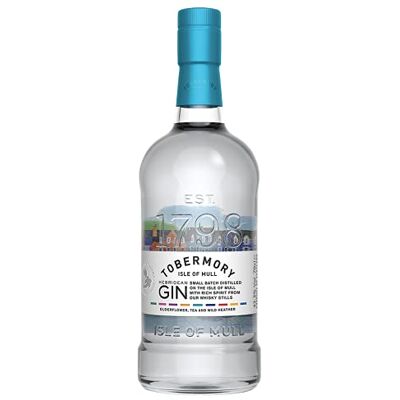 Tobermory Hebridean Gin 70cl 43.3% vol Fresh, Citrusy & Malty Craft Scottish Gin Tobermory Hebridean Gin 70cl 43.3% vol Fresh, Citrusy & Malty Craft Scottish Gin
