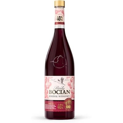 Bialy Bocian Cherry Cordial 500ml Premium Polish Fruit Liqueur, 40% Alcohol, Authentic Craft Spirit Inspired by 200 Years of Tradition Bialy Bocian Cherry Cordial 500ml Premium Polish Fruit Liqueur, 40% Alcohol, Authentic Craft Spirit Inspired by 200 Years of Tradition