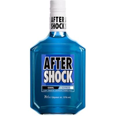AFTER SHOCK Aftershock Blue Cool Citrus Liqueur, 70cl, 30% ABV AFTER SHOCK Aftershock Blue Cool Citrus Liqueur, 70cl, 30% ABV