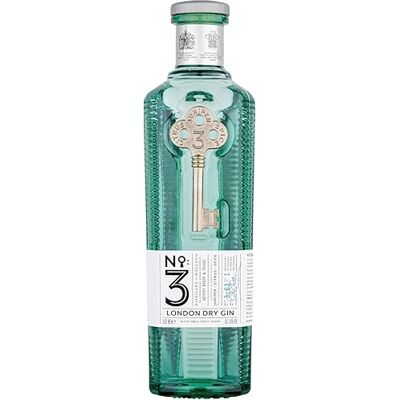 No.3 London Dry Gin, Voted Best in The World 4 Times, Great For Cocktails Including Martini, Cocktail Mixer for Negroni, Gin & Tonic & Tom Collins, Gin For All Occasions, 46% ABV, 50 cl No.3 London Dry Gin, Voted Best in The World 4 Times, Great For Cocktails Including Martini, Cocktail Mixer for Negroni, Gin & Tonic & Tom Collins, Gin For All Occasions, 46% ABV, 50 cl