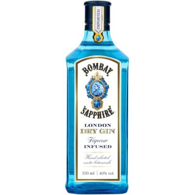 Sapphire London Dry Gin, 10 Botanicals, 40% ABV, 35cl Premium Botanical Gin, 100% Vapour Infused Spirit, 10 Hand-Selected Botanicals, Smooth Cocktails, Great Gift, 350ml Sapphire London Dry Gin, 10 Botanicals, 40% ABV, 35cl Premium Botanical Gin, 100% Vapour Infused Spirit, 10 Hand-Selected Botanicals, Smooth Cocktails, Great Gift, 350ml