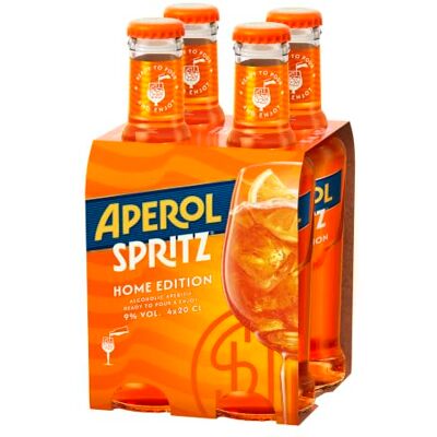 Aperol Spritz – Ready To Serve Aperitivo Drink, Multipack 4 X 20cl Aperol Spritz – Ready To Serve Aperitivo Drink, Multipack 4 X 20cl