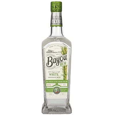 Bayou White Rum, Made in Louisiana, Handcrafted, Pot-distilled and Gluten Free, 40% ABV, 70 cl Bayou White Rum, Made in Louisiana, Handcrafted, Pot-distilled and Gluten Free, 40% ABV, 70 cl