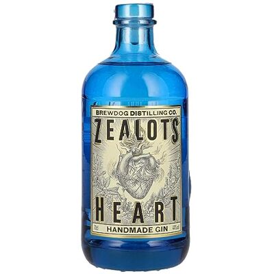 BrewDog Zealots Heart Handmade Gin, 70 cl, 44% ABV Made by Distilling Co in Scotland 17 Hand Selected Botanicals BrewDog Zealots Heart Handmade Gin, 70 cl, 44% ABV Made by Distilling Co in Scotland 17 Hand Selected Botanicals