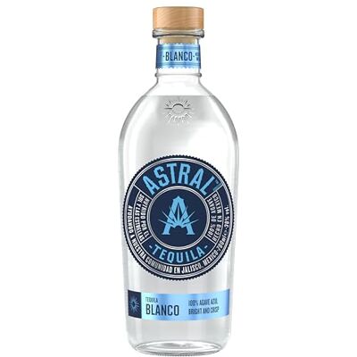 Astral Blanco Tequila 38% vol 70cl Crafted from 100% Blue Weber Agave Complex & Smooth Notes of Crisp Citrus, Clover Honey & White Pepper Fruit Astral Blanco Tequila 38% vol 70cl Crafted from 100% Blue Weber Agave Complex & Smooth Notes of Crisp Citrus, Clover Honey & White Pepper Fruit