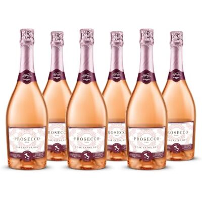 by Amazon Our Selection Prosecco DOC Rosé Extra Dry, 75cl x 6 Sparkling Rosé Wine from Veneto, Italy Glera & Pinot Noir Wild Strawberry & Raspberry Notes For Aperitifs, Spritz & Celebrations by Amazon Our Selection Prosecco DOC Rosé Extra Dry, 75cl x 6 Sparkling Rosé Wine from Veneto, Italy Glera & Pinot Noir Wild Strawberry & Raspberry Notes For Aperitifs, Spritz & Celebrations