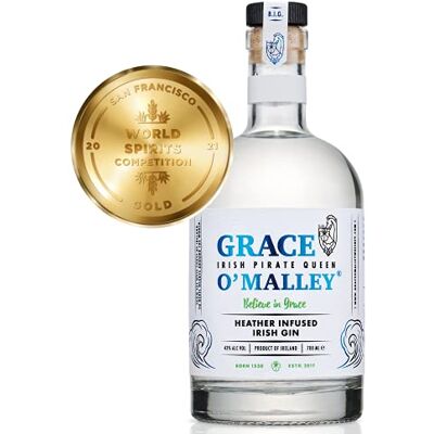Grace O'Malley Heather Infused Irish Gin 70cl Grace O'Malley Heather Infused Irish Gin 70cl