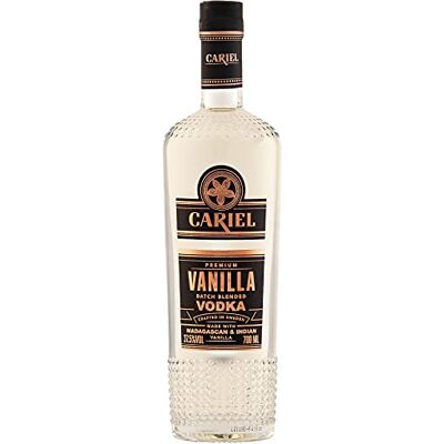 Cariel Vanilla Vodka 70cl, 37.5% ABV Premium, Madagascan & Indian Vanilla, Batch Blended Ultimate Pornstar Martini Made in Sweden Cariel Vanilla Vodka 70cl, 37.5% ABV Premium, Madagascan & Indian Vanilla, Batch Blended Ultimate Pornstar Martini Made in Sweden
