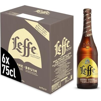 Leffe Brune Belgian Abbey Beer Large Bottle, 6 x 750 ml Leffe Brune Belgian Abbey Beer Large Bottle, 6 x 750 ml