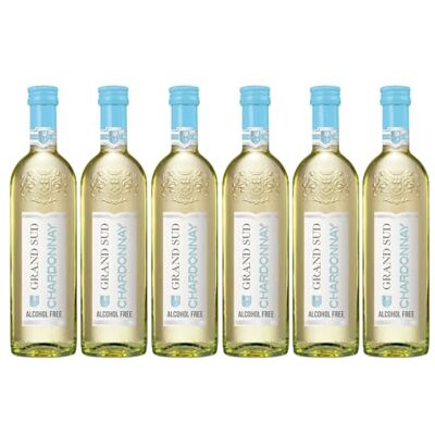 Grand Sud Alcohol Free White Wine, fresh and creamy Chardonnay (6 x 0,25L) Grand Sud Alcohol Free White Wine, fresh and creamy Chardonnay (6 x 0,25L)