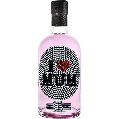 Bohemian Brands Premium I Love Mum Pink Gin Distilled 5 Times for an Exceptionally Smooth Taste Great Gift for Mum by Made in the UK 40% Alcohol, 70 cl Bohemian Brands Premium I Love Mum Pink Gin Distilled 5 Times for an Exceptionally Smooth Taste Great Gift for Mum by Made in the UK 40% Alcohol, 70 cl