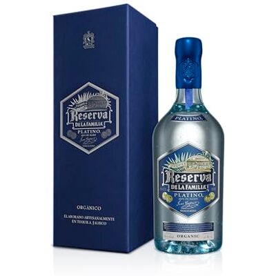 Jose Cuervo Reserva de la Familia Platino Tequila 38% ABV 70cl Gift Box Ultra Premium 100% Blue Agave Silver Tequila Smooth Herbal, Citrus & Pepper Notes Luxury Tequila Gift Jose Cuervo Reserva de la Familia Platino Tequila 38% ABV 70cl Gift Box Ultra Premium 100% Blue Agave Silver Tequila Smooth Herbal, Citrus & Pepper Notes Luxury Tequila Gift
