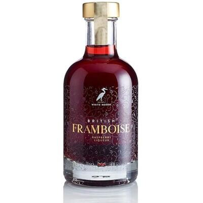 White Heron British Framboise Raspberry Liqueur 15% ABV, 50cl A delicious British framboise liqueur made with British Raspberries and Champagne yeast. Perfect for cocktails or an after dinner treat. White Heron British Framboise Raspberry Liqueur 15% ABV, 50cl A delicious British framboise liqueur made with British Raspberries and Champagne yeast. Perfect for cocktails or an after dinner treat.