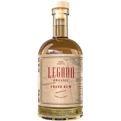 Legado Fresh Rum 70 cl – Single‑Estate Paraguayan Rum with Grassy Sugar‑Cane and Ester‑Rich Complexity – 43% ABV Legado Fresh Rum 70 cl – Single‑Estate Paraguayan Rum with Grassy Sugar‑Cane and Ester‑Rich Complexity – 43% ABV