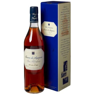 Baron de Sigognac 10 Ans Bas Armagnac Brandy 70 cl 40% abv Premium Armagnac Aged In French Oak Barrels Digestif No Sulphites No Colourants or Sugar Floral, Woody And Vanilla Notes Baron de Sigognac 10 Ans Bas Armagnac Brandy 70 cl 40% abv Premium Armagnac Aged In French Oak Barrels Digestif No Sulphites No Colourants or Sugar Floral, Woody And Vanilla Notes