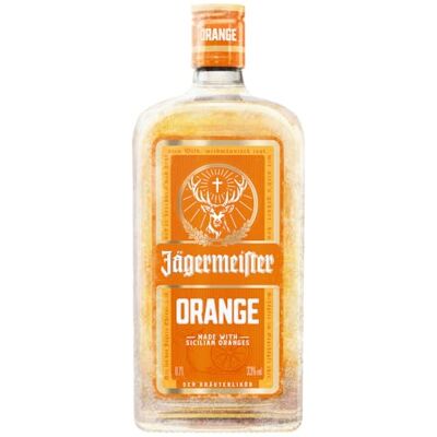 Jägermeister Orange 70cl, Herbal Liqueur, 33% ABV, Sicilian Orange Flavour Jägermeister Orange 70cl, Herbal Liqueur, 33% ABV, Sicilian Orange Flavour