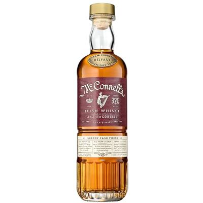 McConnell's Irish Whisky Sherry Cask 700ml, 46% ABV, Premium Irish Whiskey, Finished in Oloroso Sherry Casks McConnell's Irish Whisky Sherry Cask 700ml, 46% ABV, Premium Irish Whiskey, Finished in Oloroso Sherry Casks