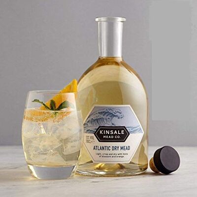Kinsale Mead Co. Atlantic Dry Mead 70cl, Light, Off Dry, Refreshingly Different Award-Winning Honey Mead, 12% ABV Kinsale Mead Co. Atlantic Dry Mead 70cl, Light, Off Dry, Refreshingly Different Award-Winning Honey Mead, 12% ABV